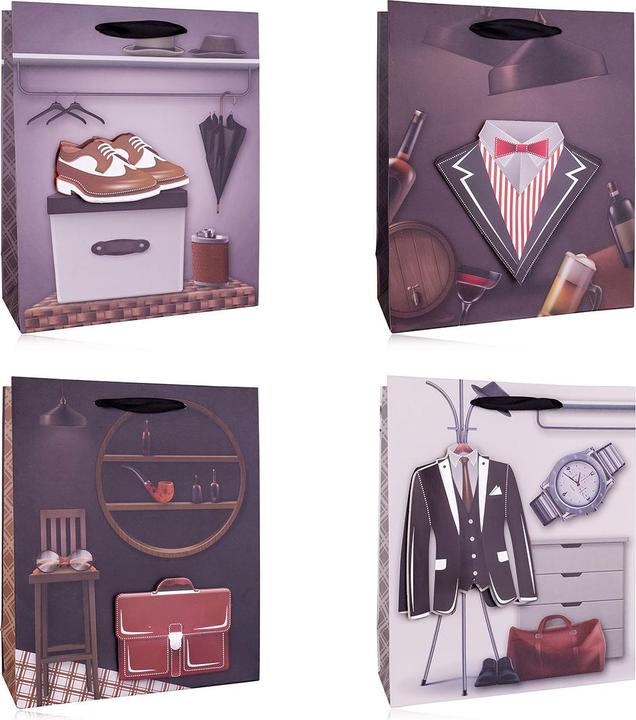 Produktbild Accentra Geschenktasche für Männer GENTLEMEN mittel (Geschenktüte, 480 x)