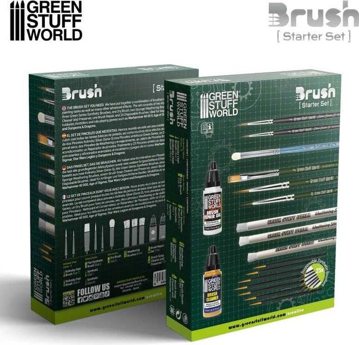 Green Stuff World Starter Brush Set -