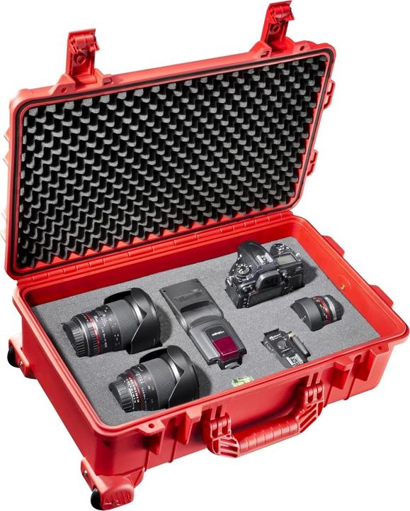 Produktbild mantona Outdoor Schutz-Trolley, rot Trolley Innenmass (B x H x T)=30 (Kamera Zubehörtasche, 0.30 l)