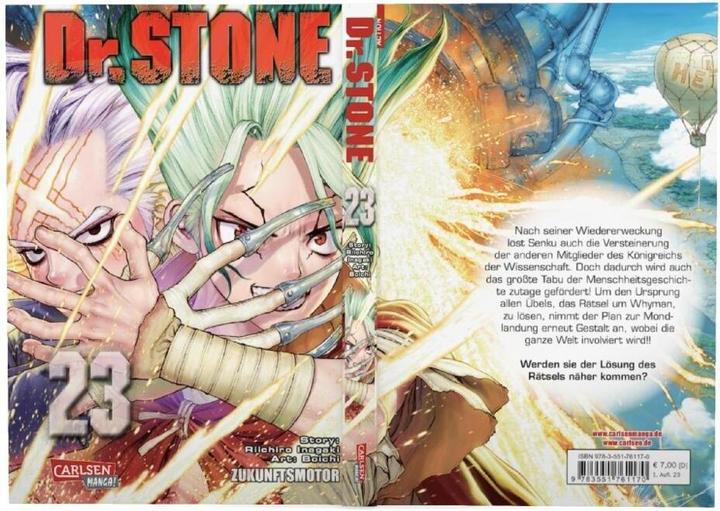 Actual product image Dr. Stone 23 (German, Riichiro Inagaki, Boichi, 2023)