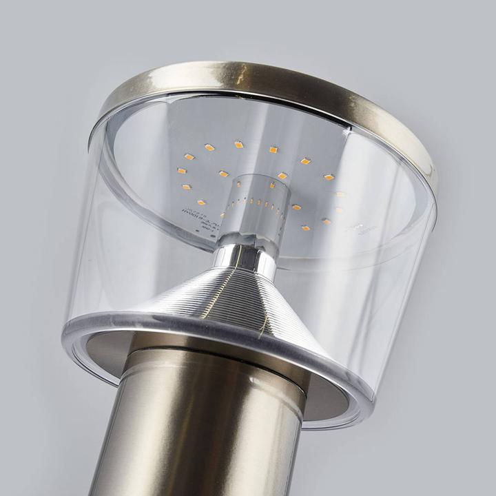 Produktbild Lindby Antje LED Solarzelle Garten Leuchte w/Sensor Stainless Steel (400 lm, IP44)