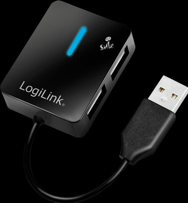 Actual product image LogiLink Smile (USB-A, 4 Ports)