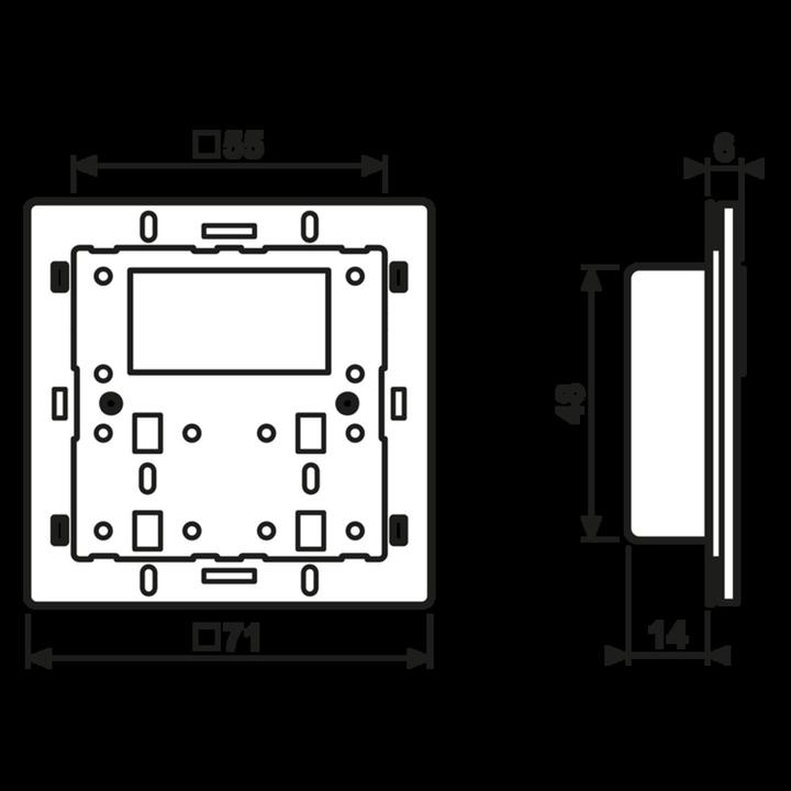 Produktbild JUNG KNX Komp.Raumcontroller