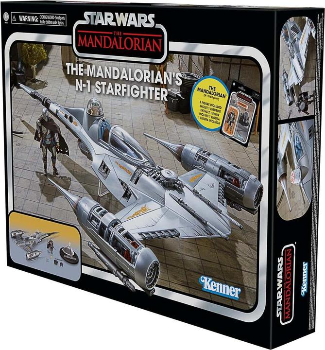 Actual product image Hasbro Star Wars The Mandalorian's N-1 Starfighter