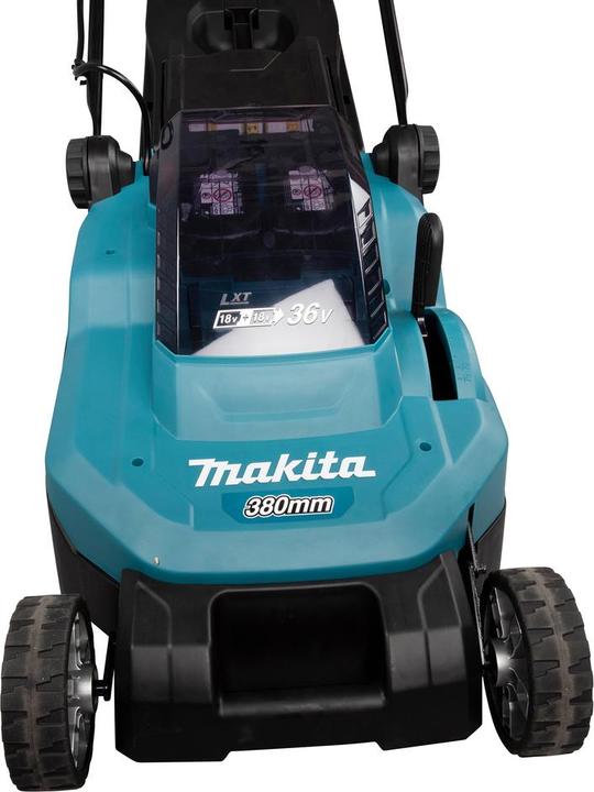 Actual product image Makita DLM382PM2 (Rechargeable battery operated)