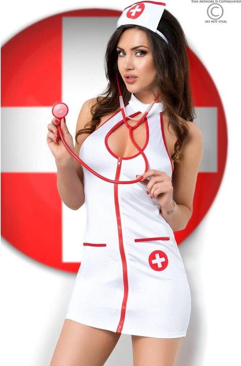 Actual product image Chilirose Nurse Costume 5-piece "Nurse (S)