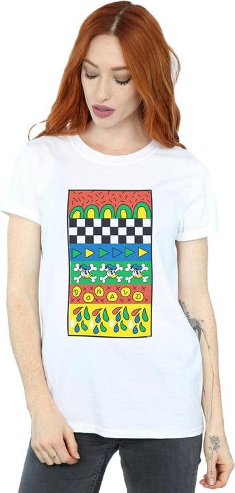 Immagine prodotto Disney Donald Duck Vintage Pattern Maglietta Ampia Donna (M)