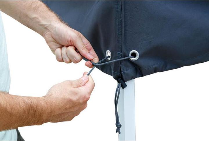 Actual product image Keller Fahnen Blache für Faltpavillon 3x3m Grau PE 180 g/m2