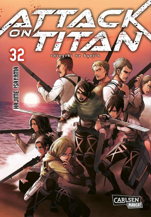 Actual product image Attack on Titan 32 (German, Hajime Isayama, 2021)