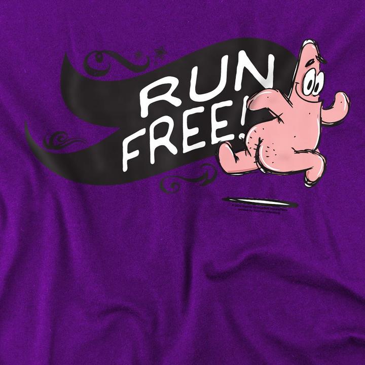 Image du produit Spongebob Squarepants - T-shirt RUN FREE! - Homme (XL)