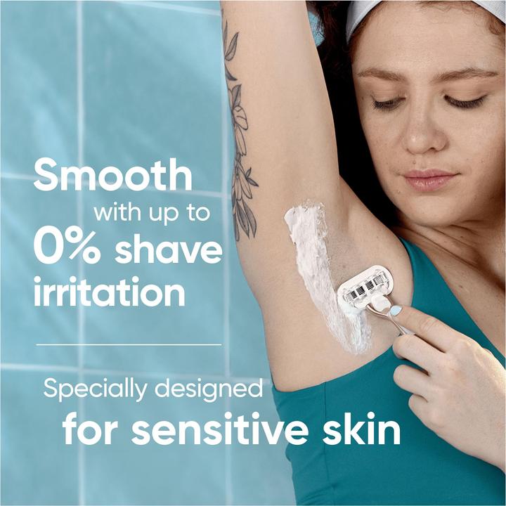 Actual product image Venus Optic Venus - Pro Smooth Sensitive Razor Blades - Green/White - 3 pcs