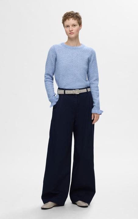 Produktbild Selected Femme Rüschenärmel Strickpullover (XXL)