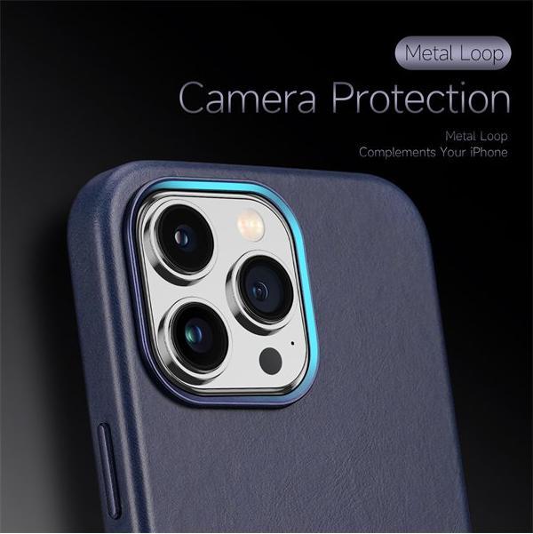 Actual product image Dux Ducis Naples Series Genuine Leather Case (Apple iPhone 14 Pro Max)