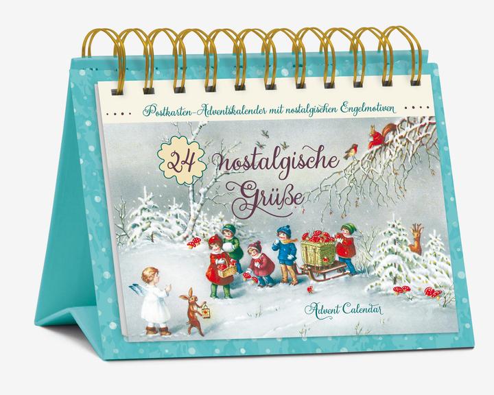 Produktbild Postkarten-Adventskalender "24 nostalgische Grüsse"