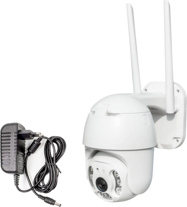 PNI Telecamera di videosorveglianza PTZ IP65 live da 5 MP, GSM 4G, slot per scheda micro SD
