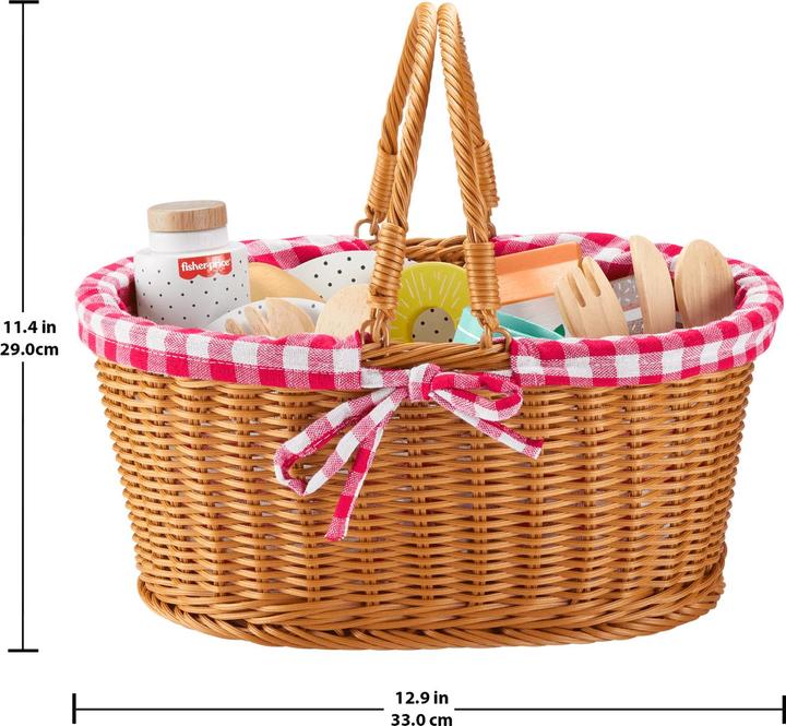 Image du produit Fisher-Price Set de paniers à pique-nique en bois