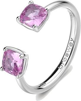 Immagine prodotto Brosway Anello d'argento aperto FVP11 Fancy Vibrant Pink - Circuito: L (56-59 mm) (56, 57, 58, 59)