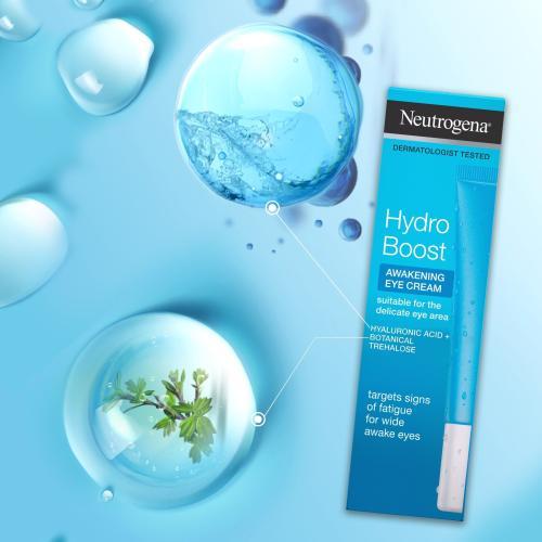 Actual product image Neutrogena Hydro Boost Awakening Eye Cream (Gel, 15 ml, Day + Night)