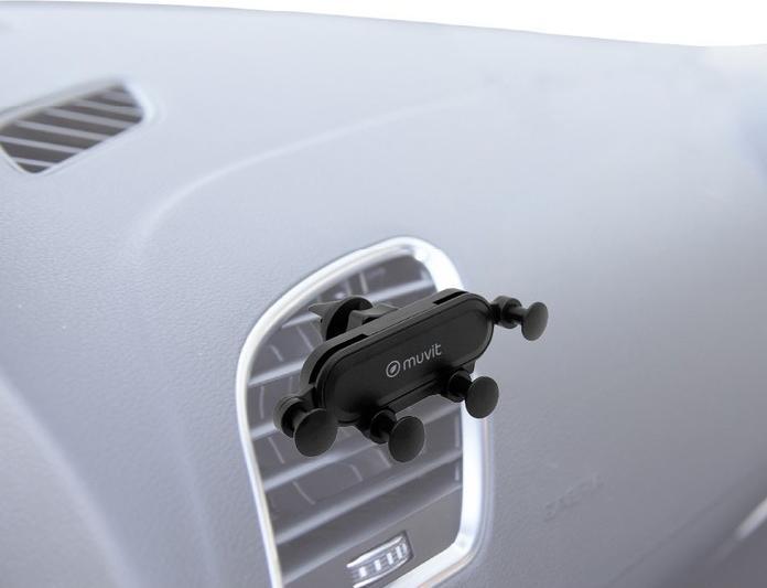 Produktbild Muvit Support Voiture Gravity Grille D'Aeration Universel En Plastique Recycle