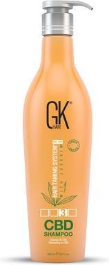 Actual product image Gk Hair Global Keratin Cbd Vegan Hair Shampoo For Repairing - 650 Ml (650 ml, Liquid shampoo)