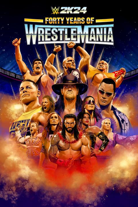 Image du produit Microsoft Code de téléchargement Xbox WWE 2K24 40 Years of Wrestlemania Edition (Xbox Series X, Xbox Series S, Xbox One X, Xbox One S)