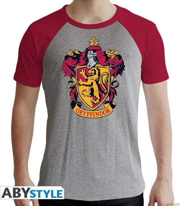Produktbild ABYstyle HARRY POTTER - Tshirt Gryffindor man SS grey red- premium (XS)