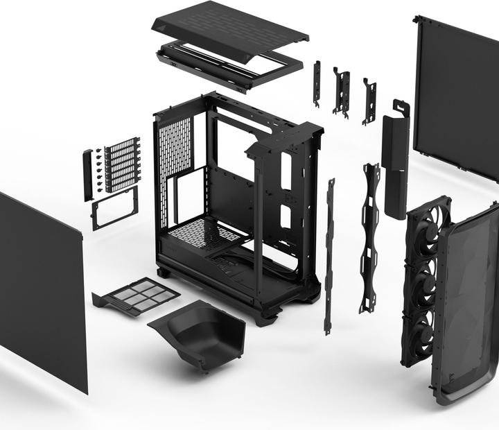 Immagine prodotto Fractal Meshify 3 Solid black (schwarz) (E-ATX, ATX, mATX, Mini-ITX)