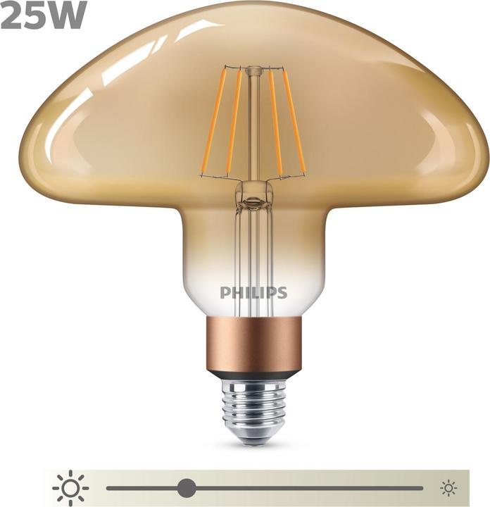 Actual product image Philips LED lamp MUSHR 5W (30W) WW D (E27, 5 W, 350 lm, 1 x, A)