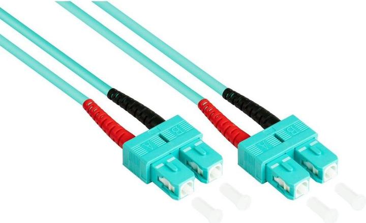 Image du produit Varia SO-32914 - Patchkabel LWL Duplex OM3 (Multimode, 50125) SCSC, LSZH, 3m (3 m)