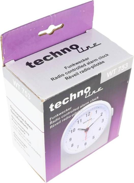 Produktbild Technoline Funk Wecker WT 753 Silber Alar