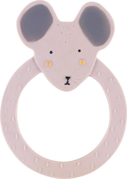 Actual product image Trixie Baby Baby teething ring made of natural rubber, Mrs Mouse