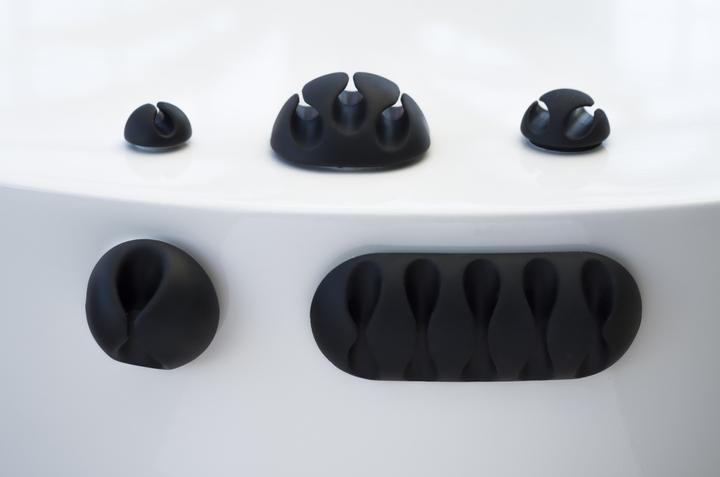 Image du produit Desire2 My Space, Cable clip, Desk, Black