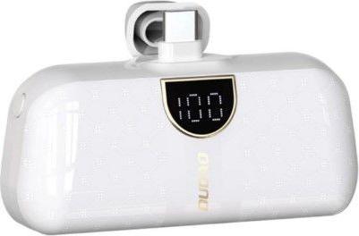 Produktbild Dudao Mini-Taschenförmige K20SC Powerbank USB-C 5000 mAh – weiss (5000 mAh)