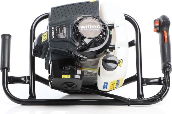 Image du produit Wiltec Tarière thermique en Set 3 CV 63,3 ccm Moteur à 2 temps Foret de Ø200mm Perceuse