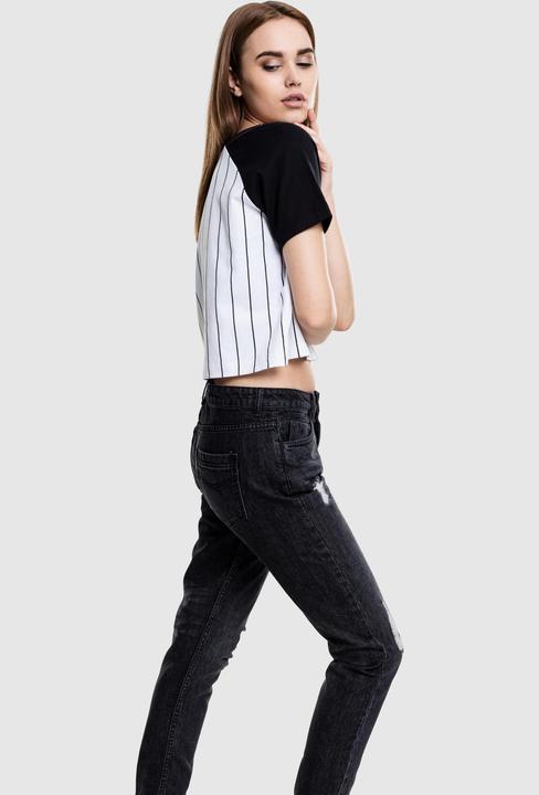 Immagine prodotto Urban Classics Tee Cropped Baseball da donna (S)