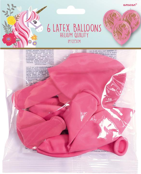 Produktbild Amscan Luftballons Geburtstag Rosa Einhorn