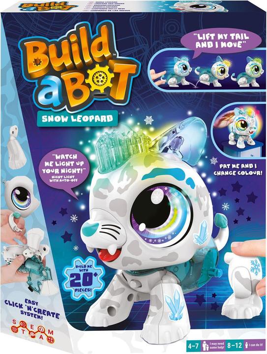 Actual product image Goliath Toys Build a Bot Lights Snow Leopard - interactive robot