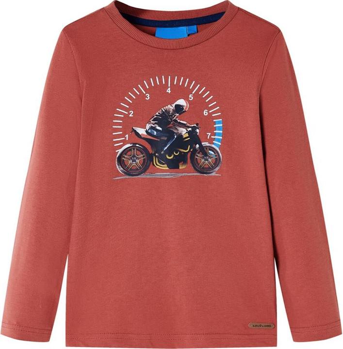 VidaXL Children's long-sleeved shirt Henna 140,Material: 100 (140)