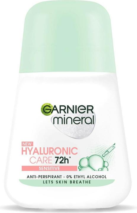 Garnier Mineral Hyaluronic Care 72H Deodorant Roll-On Sensitive 50Ml (Roll-on, 50 ml)