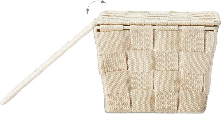 Produktbild Relaxdays Aufbewahrungskorb (1 x, 19.5 x 14.5 x 10.5 cm)