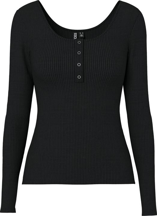 Actual product image Pieces Front buttoned ribbed top (S)