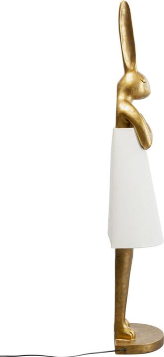 Actual product image Kare Design Floor lamp Animal Rabbit Gold/White 150cm (E27)