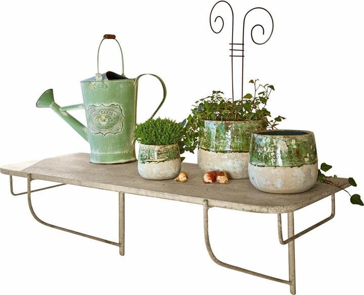 Actual product image Loberon Planter table Plancher antique beige