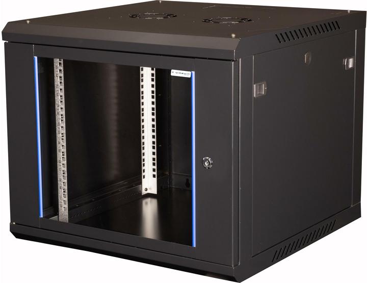 Actual product image Wirewin 19/ Wandschrank, einteilig, Pro 3nd Generation, 600x450mm, schwarz (10.86 RU, 19 inch rack)
