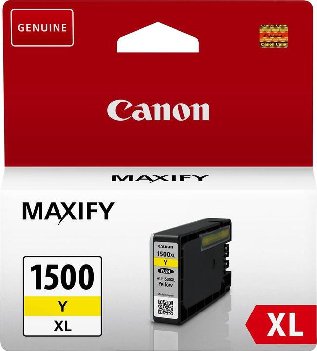 Actual product image Canon Pgi-1500xl Y (Y)