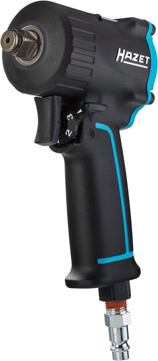 Actual product image HAZET Impact wrench ∙ extra short 9012M ∙ Maximum loosening torque: 1100 Nm ∙ Square, solid 12.5 mm… (Air blast)