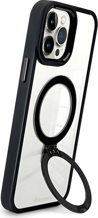 Actual product image Fongex iPhone 15 Pro Max - Fonex Kickstand case with magnet pink (Apple iPhone 15 Pro Max)