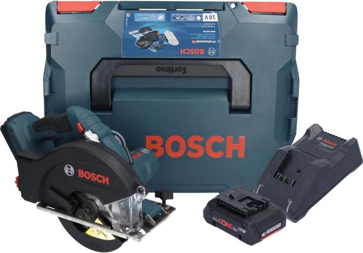Produktbild Bosch Professional Bosch GKM 18V-50 Professional Akku Metall HandkreissÃ¤ge 18 V 136 mm Brushless + 1x ProCORE Akku 4