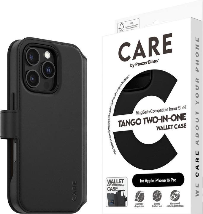 Actual product image PanzerGlass CARE Tango Two-in-One Wallet Case (Apple iPhone 16 Pro)