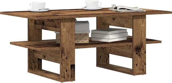 Actual product image VidaXL Coffee table in reclaimed wood look 102x55x42 cm wood-based material (102 x 55 x 42 cm)